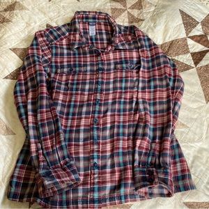 Patagonia flannel shirt women’s 14